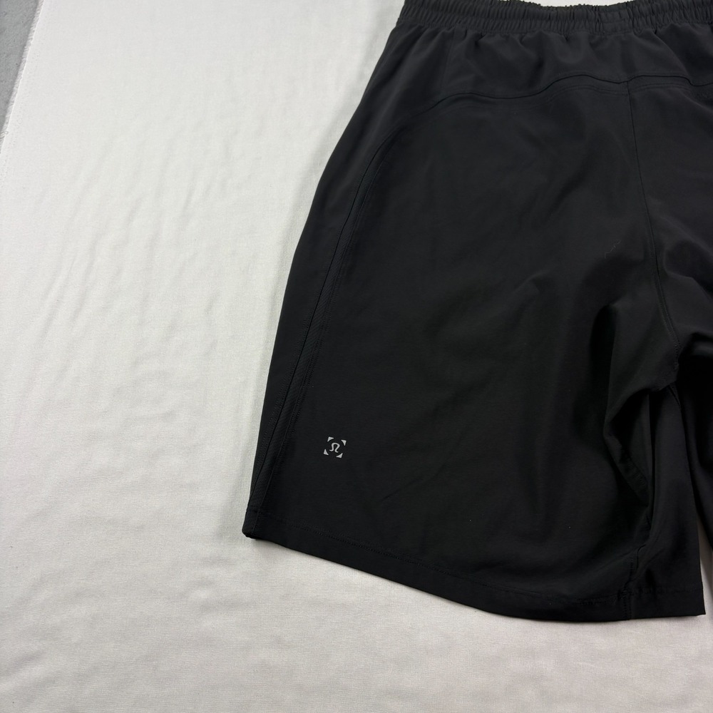 Lululemon Pace Breaker Shorts Men M Black Lined Gym Performance Athletic Running - Picture 2 of 11